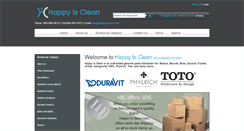 Desktop Screenshot of happyisclean.com